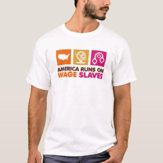 T-shirt L'Amérique tourne à