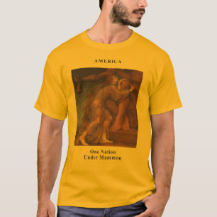 T-shirt L'Amérique une nation sous le mammon