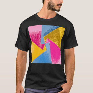 T-shirt Lames Origami flottant dans une tapisserie Cool mo