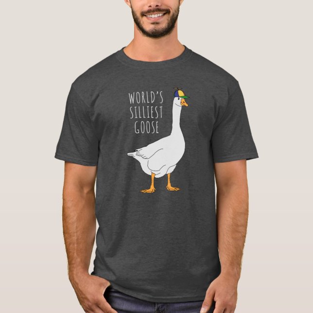 T-shirt L'ami de l'oie la plus ridicule du monde (Devant)