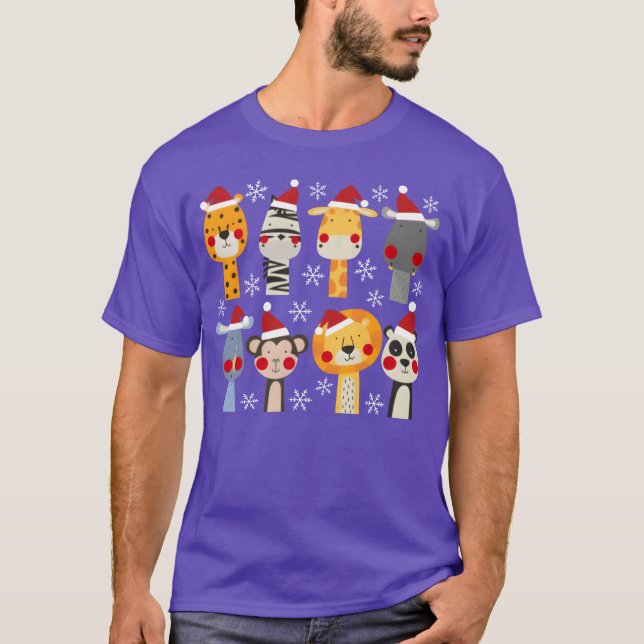 T-shirt L'ami de Noël Jungle (Devant)