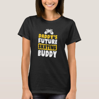 T-shirt L'ami futur de papa en skateboard Enfants et garço