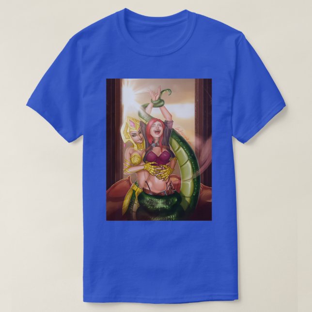T-shirt Lamia Warrior Tickling  (Design devant)