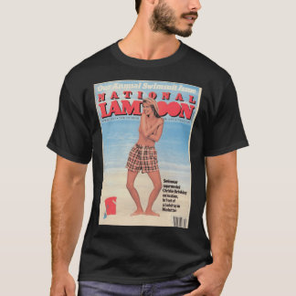 T-shirt l'amie de la couverture de maillot de bain annuel 