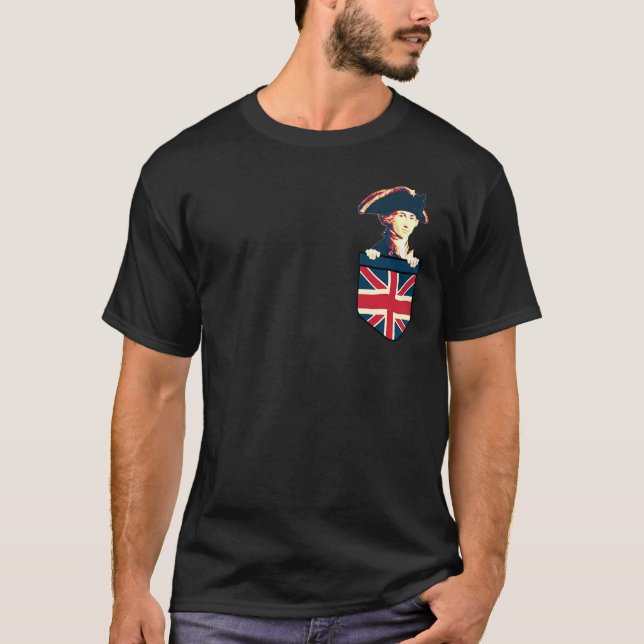 T-shirt L'Amiral Horatio Nelson Dans Ma Poche (Devant)