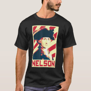 T-shirt L'amiral Horatio Nelson Propagande du drapeau brit