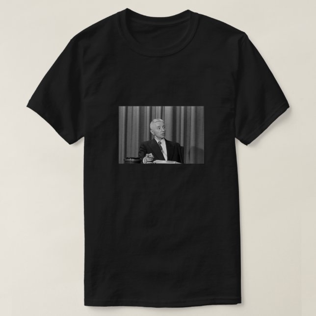 T-shirt L'Amiral Hyman Rickover Lors D'Une Interview En 19 (Design devant)