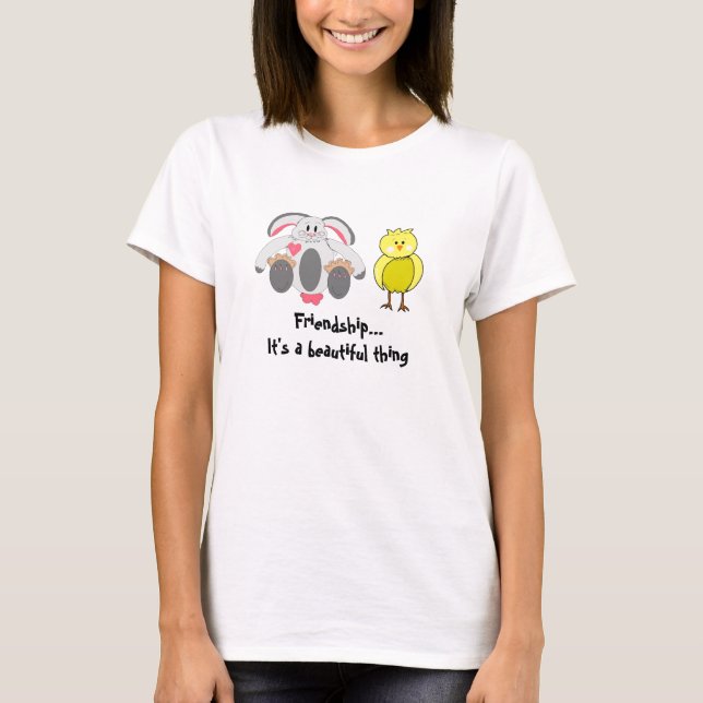 T-shirt L'amitié...C'est beau (Devant)