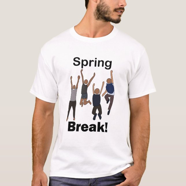 T-shirt L'amitié des vacances de printemps (Devant)