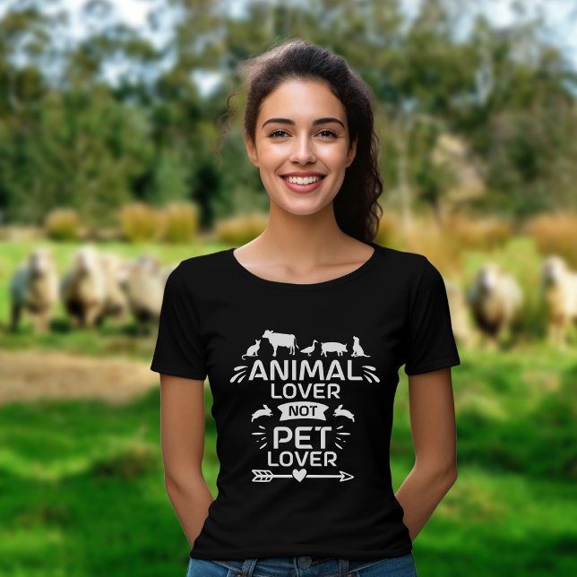 T-shirt L'amour animal pas l'amour animal, l'activisme vég (Créateur téléchargé)