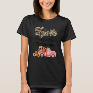T-shirt L'amour appelé Grand-mère Chute Camion Poussin et