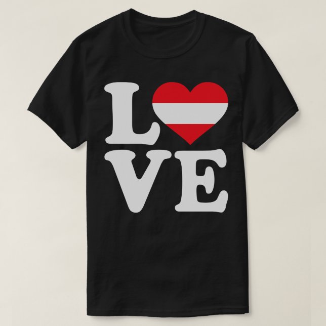 T-shirt L'amour autrichien (Design devant)
