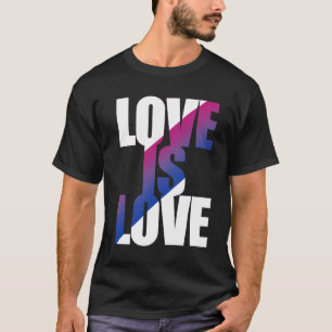T-shirt L'amour bisexuel est l'amour