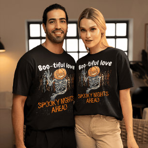T-shirt L'Amour Boo-tiful : Unique Couple Halloween