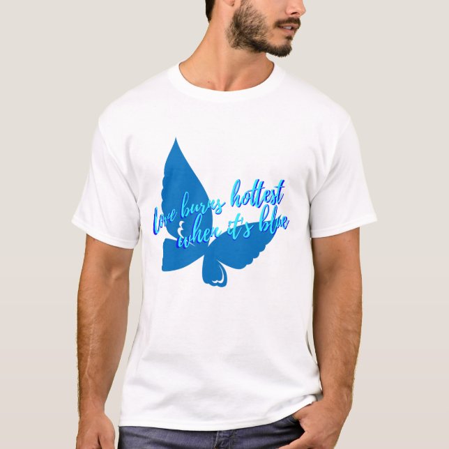 T-shirt L'amour brûle  (Devant)