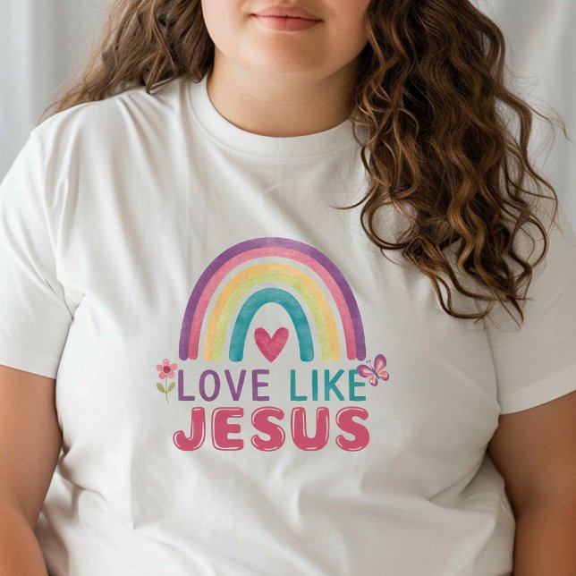 T-shirt L'Amour Comme Jésus, La Foi Inspirée, (Créateur téléchargé)