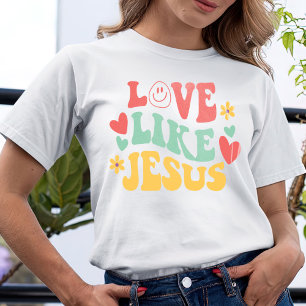 T-shirt L'Amour Comme Jésus T-shirt, Couleurs Confort, Ten