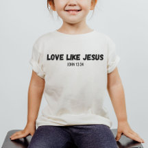 L'amour comme la chemise de Jésus Christian Kid