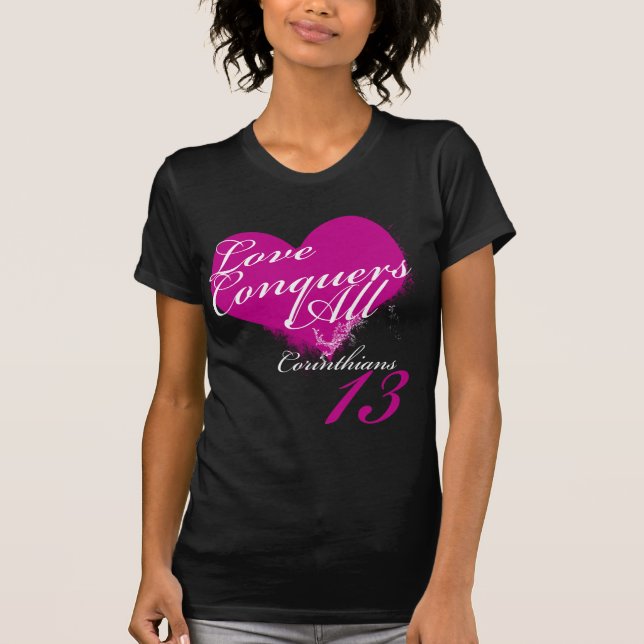 T-shirt L'amour conquiert tous (Devant)