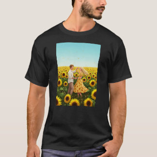 T-shirt L'amour dans le tournesol