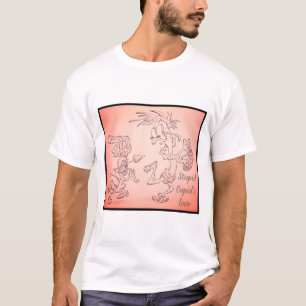 T-shirt L'amour de Cupidon l'idiot