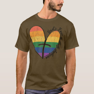 T-shirt L'Amour de Dieu est un drapeau Gay pride LGBTQ ent
