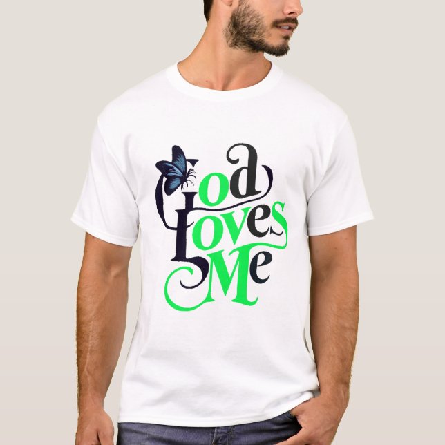 T-shirt L'amour de Dieu me concerne (Devant)
