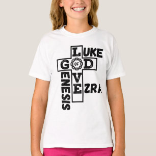 T-shirt L'Amour de Dieu Parole de passe biblique de la fil