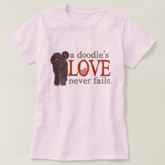 T-shirt L'amour de griffonnage n'échoue jamais - le