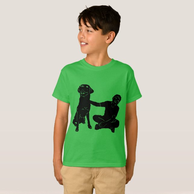 T-shirt L'amour de laboratoire badine la pièce en t (Devant entier)