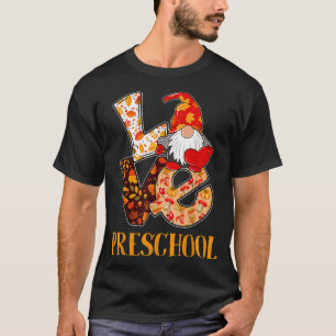 T-shirt L'Amour De L'Automne D'Automne Gnome Pour Les Ense