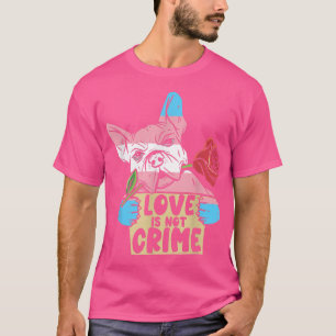T-shirt L'Amour De L'Égalité N'Est Pas Un Crime De Fierté 