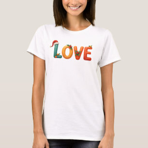 T-shirt L'amour de Noël