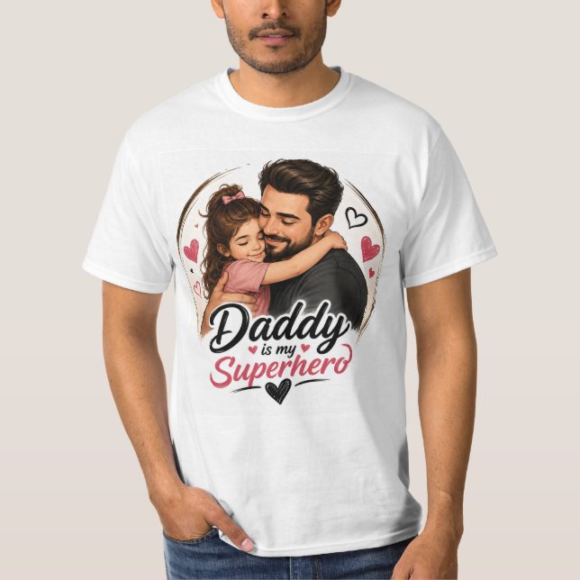 T-shirt L'amour de papa (Devant)
