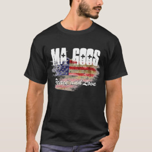 T-shirt L'amour de pays de substances gluantes de mA