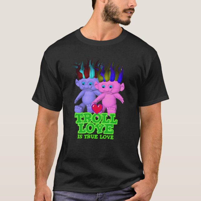 T-shirt L'amour de Troll est amour vrai (Devant)