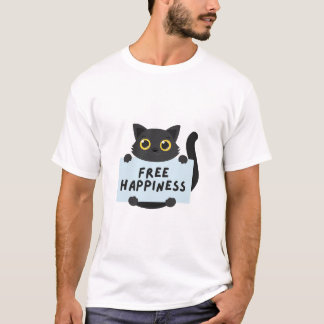 T-shirt L'amour des chats est un bel amour, dénué de dé
