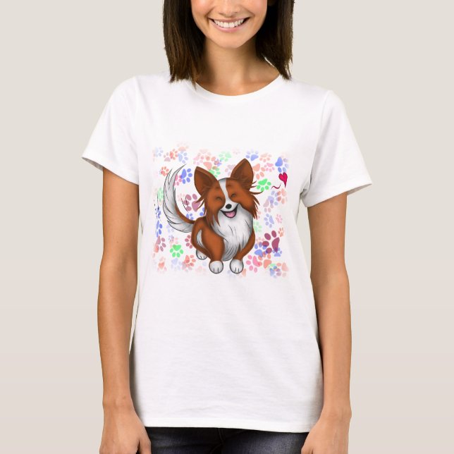 T-shirt L'amour des chiots (Devant)