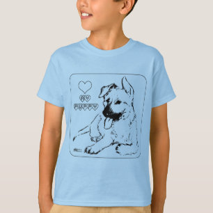 T-shirt L'amour des chiots