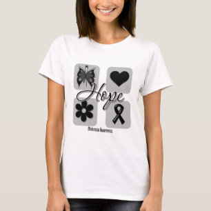 T-shirt L'amour d'espoir de mélanome inspirent la