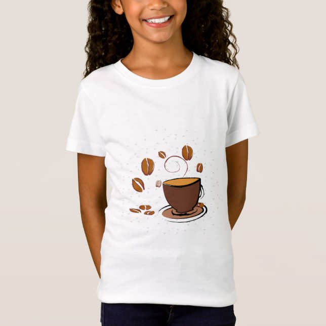 T-Shirt L'amour du café (Devant)