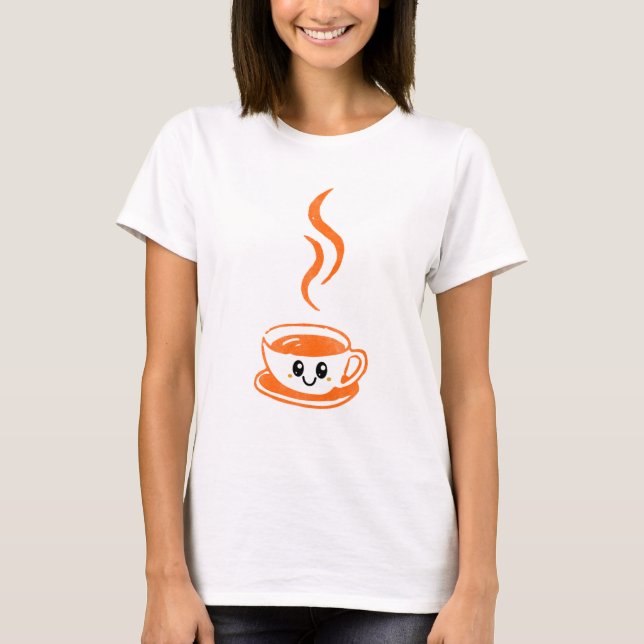 T-shirt L'amour du café (Devant)