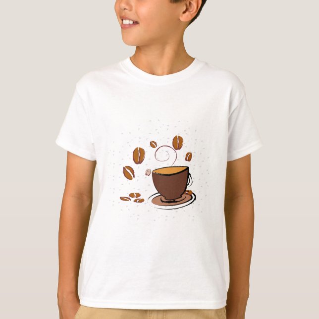 T-shirt L'amour du café (Devant)