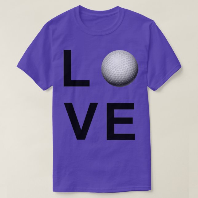 T-shirt L'amour du golf 1 (Design devant)