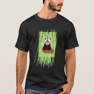 T-shirt L'amour du Panda roux facilement distrait par les