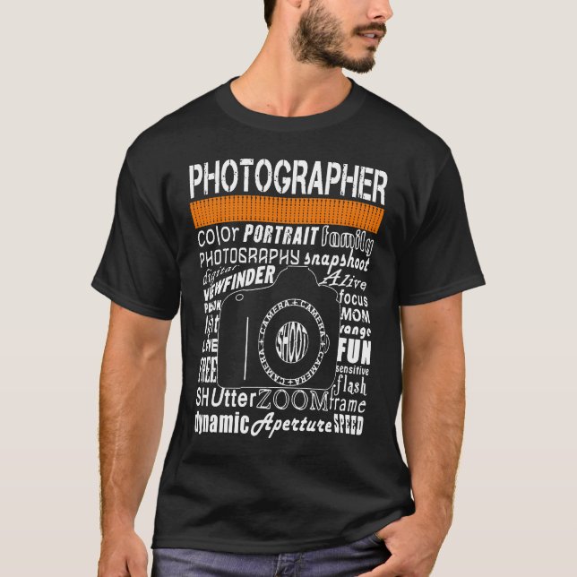 T-shirt L'amour du photographe (Devant)