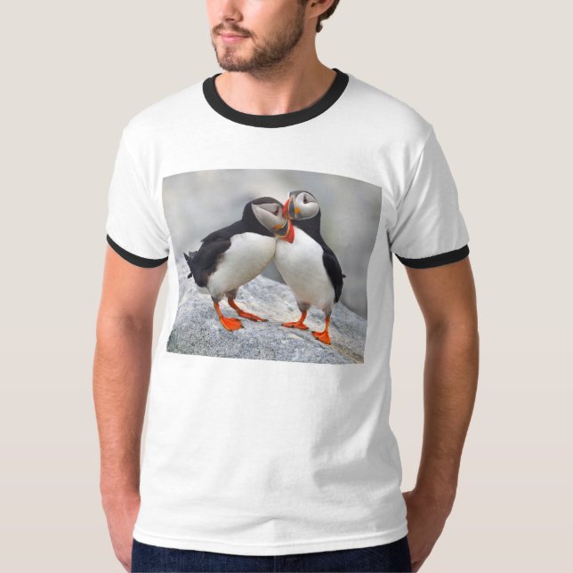 T-shirt L'Amour du Puffin de l'Atlantique (Devant)