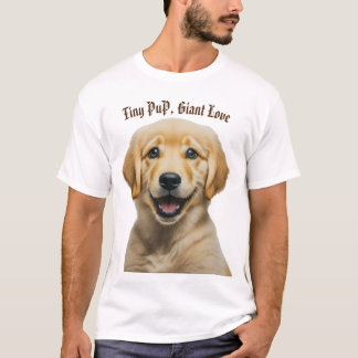 T-shirt L'amour d'un chiot est de la magie pure