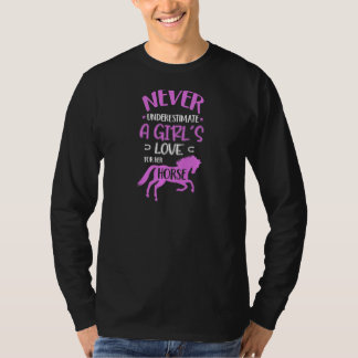 T-shirt L'amour d'une femme pour son H n'est jamais sous-e
