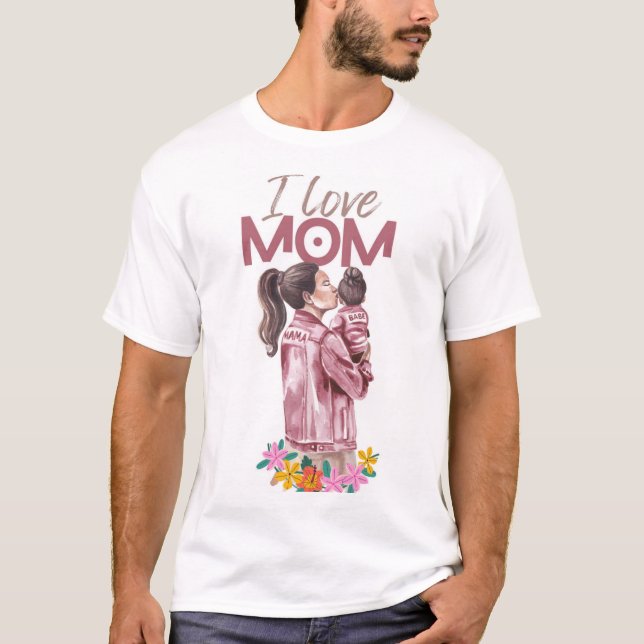 T-Shirt L'amour d'une mère est mon premier miracle (Devant)